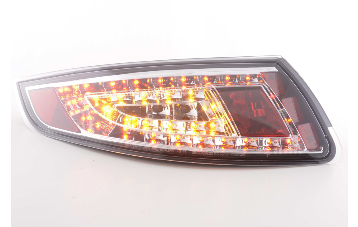 FK Paar LED-Rückleuchten Porsche 911 997 05-09 Lightbar Chromrauch LHD GT3 