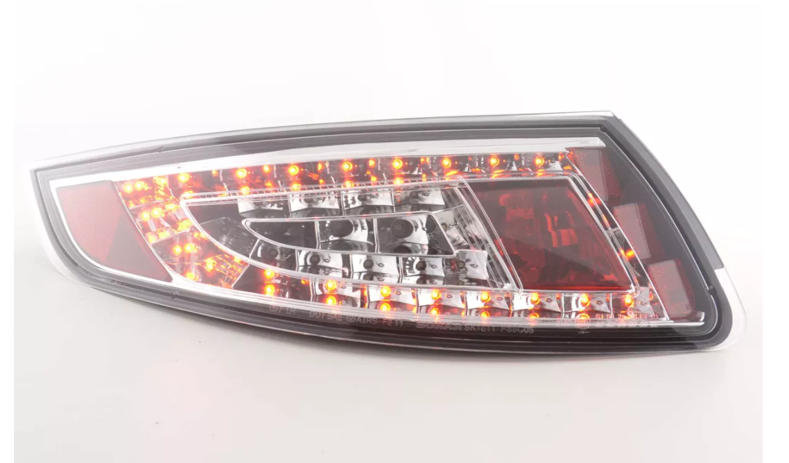 FK Paar LED-Rückleuchten Porsche 911 997 05-09 Lightbar Chromrauch LHD GT3 