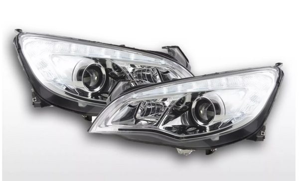 FK Opel Vauxhall Astra J 5dr 09-12 LED DRL Devil Eye Projector Headlights LHD