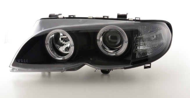 FK Paar LED DRL Projektorscheinwerfer BMW 3er E46 Limousine Touring 02-05 RHD