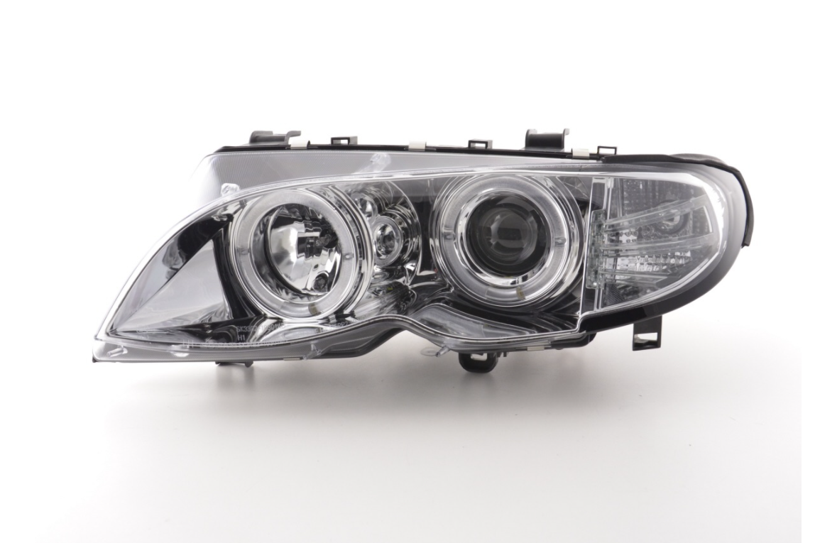 FK LED DRL Halo Projector headlights BMW 3-series E46 Saloon Touring 02-05 M3