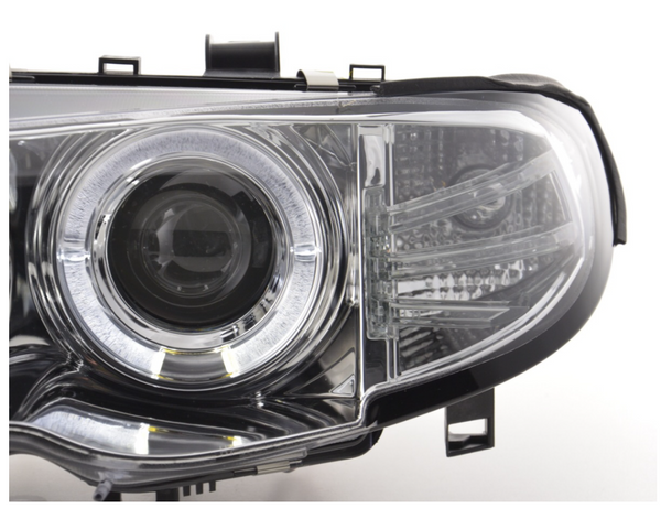 FK LED DRL Halo Projector headlights BMW 3-series E46 Saloon Touring 02-05 M3