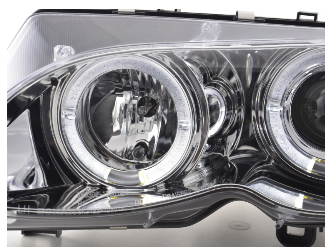 FK LED DRL Halo Projector headlights BMW 3-series E46 Saloon Touring 02-05 M3