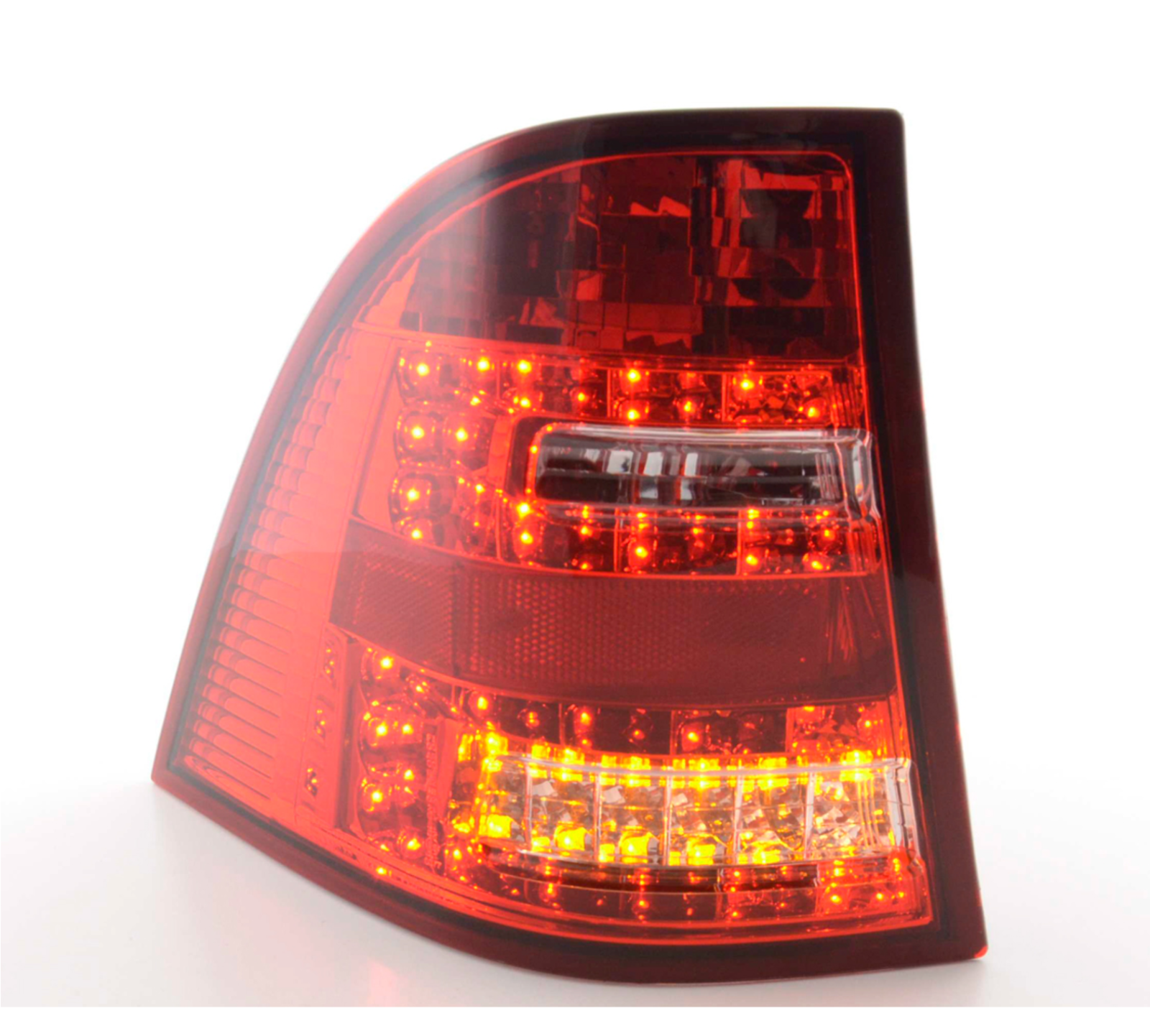 FK Pair SMOKED LED REAR LIGHTS Mercedes M-Class W163 98-05 black Smoke LHD