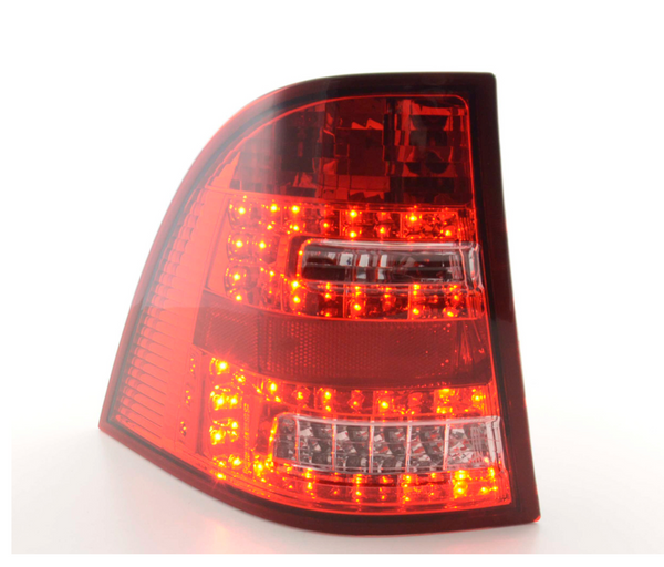 FK Pair SMOKED LED REAR LIGHTS Mercedes M-Class W163 98-05 black Smoke LHD