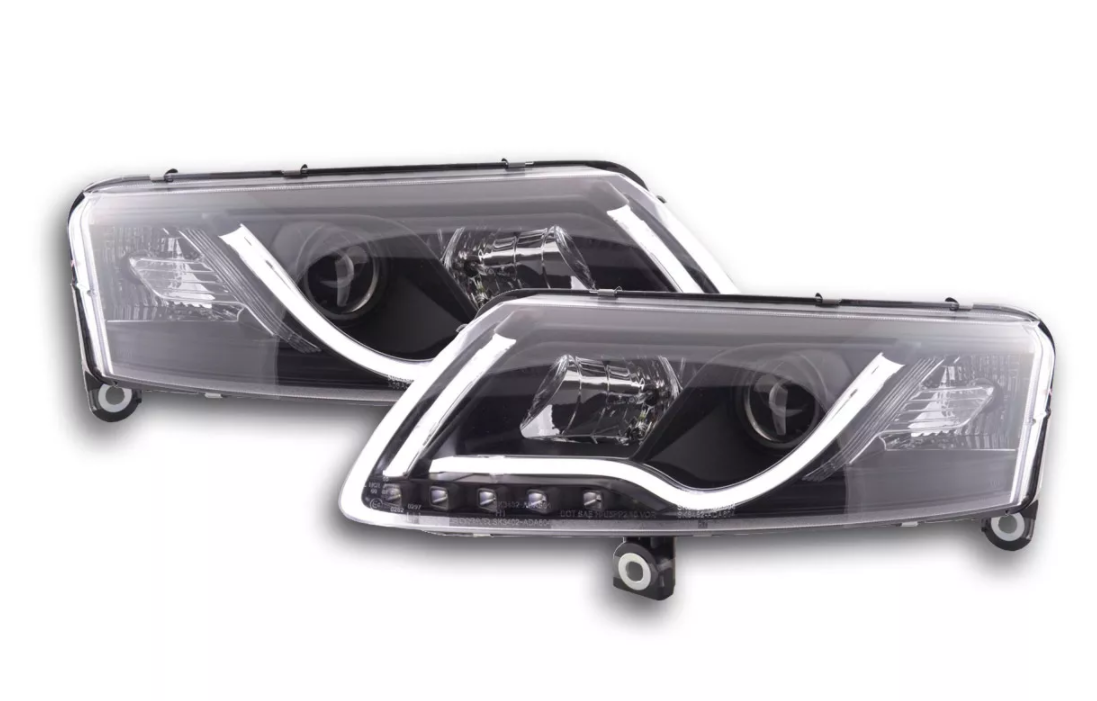 FK LED-Scheinwerfer LED DRL Lightbar Projektor Audi A6 C6 4F 04-08 S6 S-Line RHD