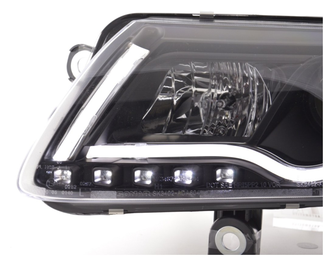 FK LED-Scheinwerfer LED DRL Lightbar Projektor Audi A6 C6 4F 04-08 S6 S-Line RHD