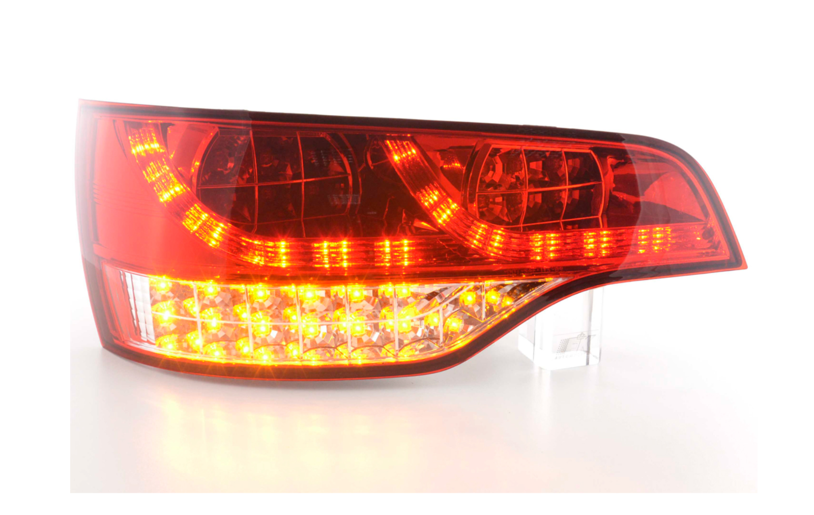 Set FK Audi Q7 4L 06- klare / rote LED-Lichtleiste RÜCKLICHTER TAIL BACK LHD