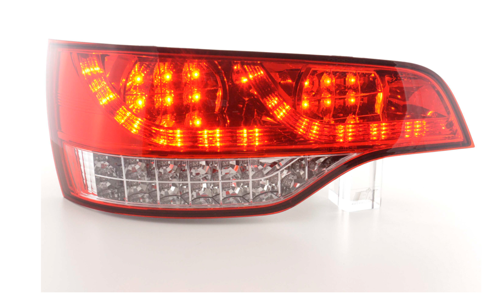 Set FK Audi Q7 4L 06- clear / red LED Light Bar REAR LIGHTS TAIL BACK  LHD