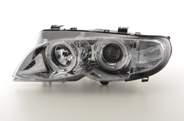 FK LED DRL Angel Eye Projector headlights BMW 3-series E46 Saloon Touring 02-05