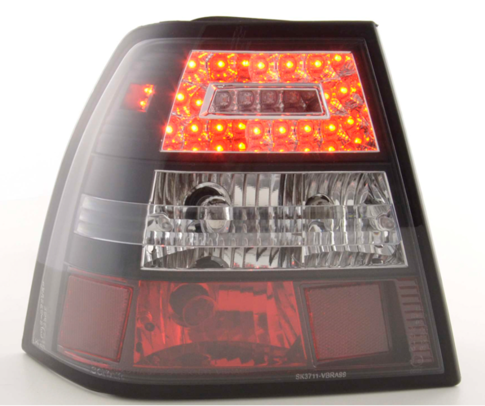 FK LED Lightbar DRL Rückleuchten Heck VW Bora 1J 98-03 schwarz klar LHD