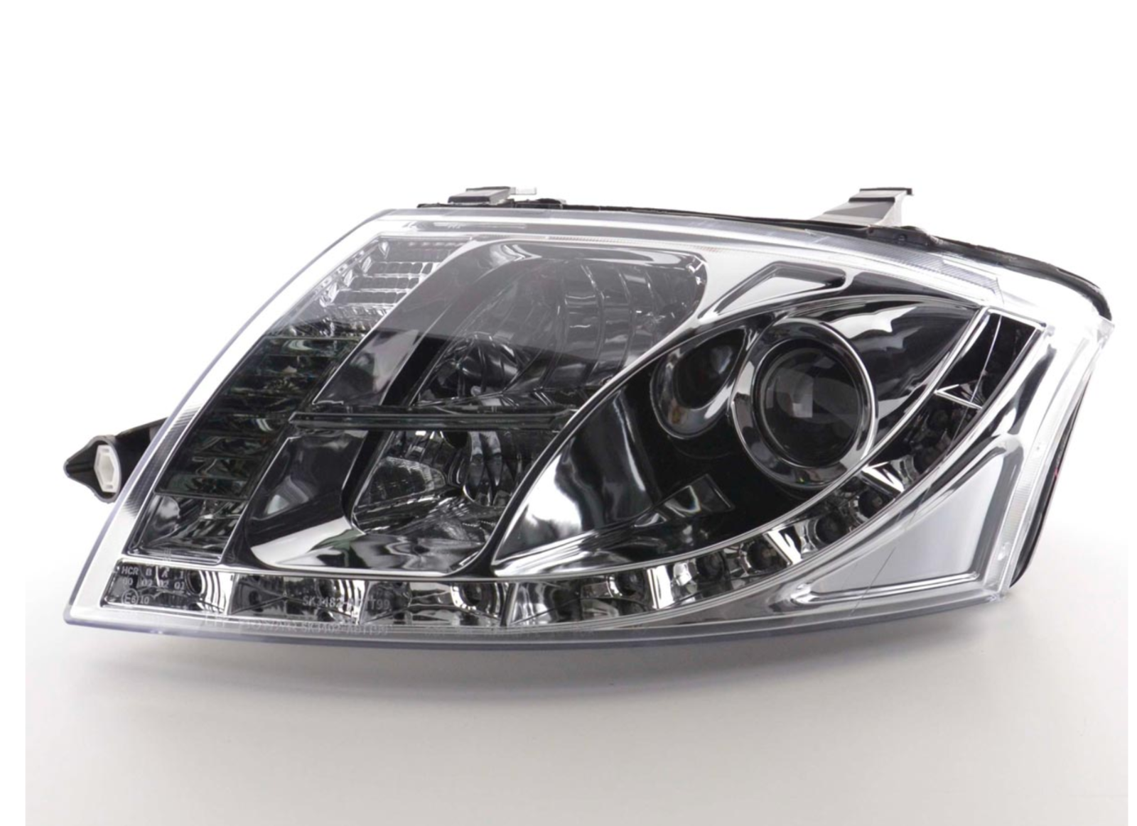 FK Pair LED DRL Projector headlights Audi TT 8N 99-06 chrome 1.8 3.2 Quattro LHD