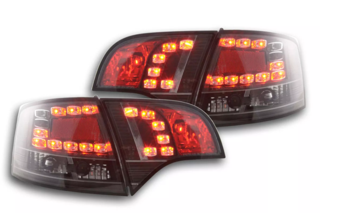 FK Set Audi A4 Avant 8E 04-08 LED REAR Lights DRL Lightbar TAIL LIGHTS Black