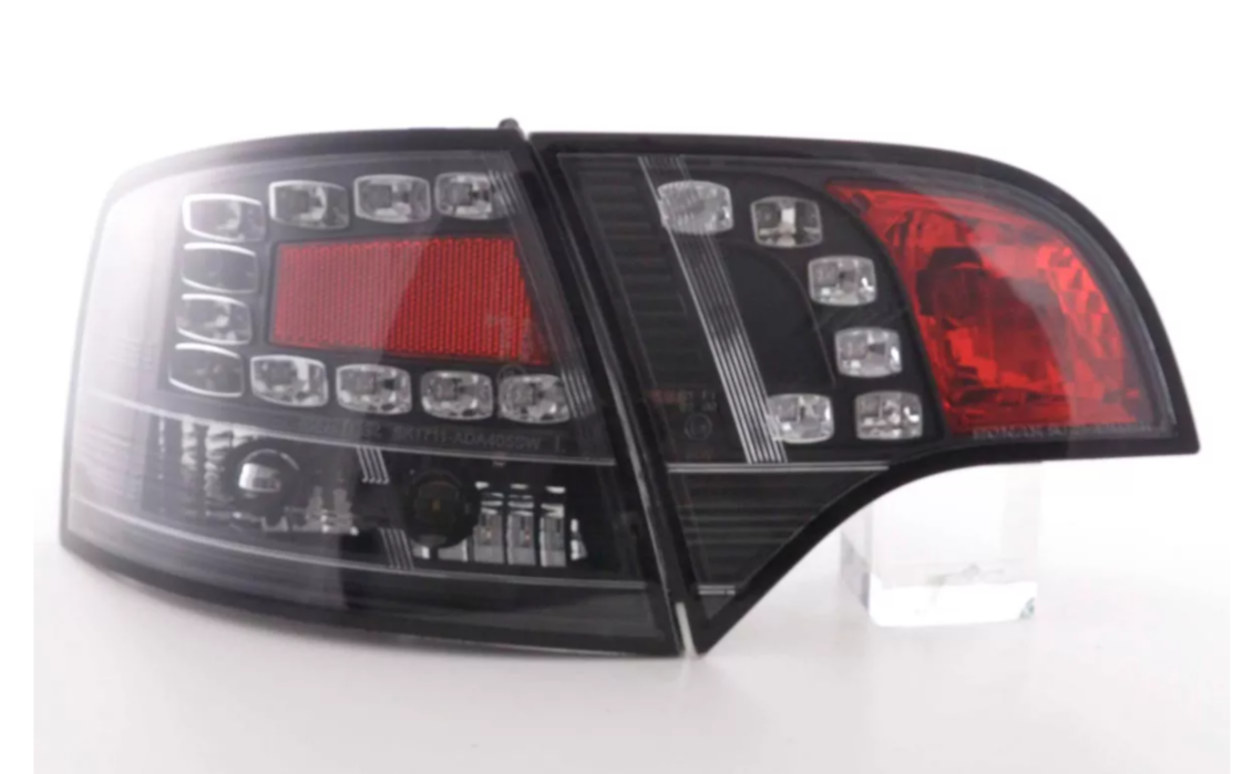 FK Set Audi A4 Avant 8E 04-08 LED REAR Lights DRL Lightbar TAIL LIGHTS Black