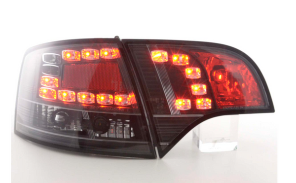 FK Set Audi A4 Avant 8E 04-08 LED REAR Lights DRL Lightbar TAIL LIGHTS Black