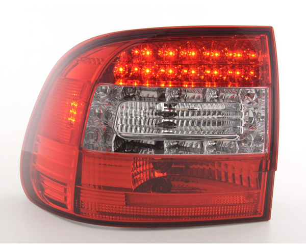 FK Paar LED DRL RÜCKLEUCHTEN Porsche Cayenne 955 02-06 klar rot 9PA LHD