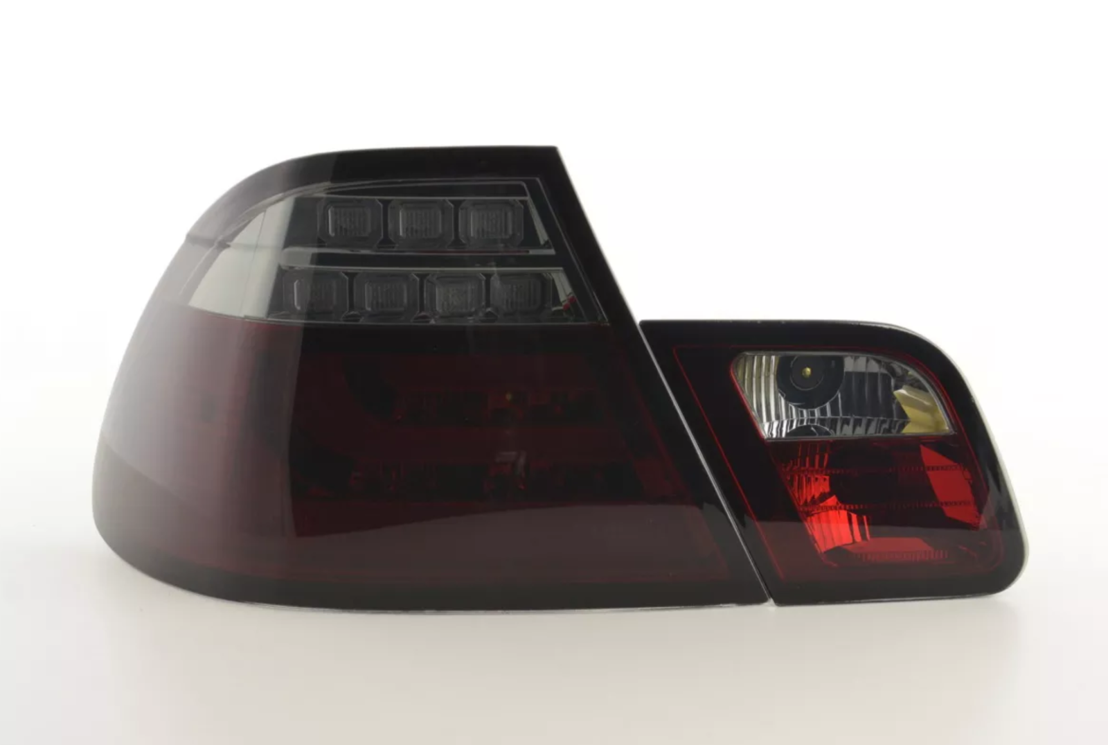 FK Pair Smoke BLACK LED REAR LIGHTS BMW E46 Coupe 03-07 red / black 330 320 LHD