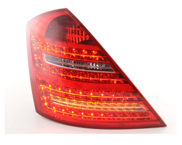 FK Pair LED REAR LIGHTS Mercedes S-Class 221 05-09 red / clear LHD