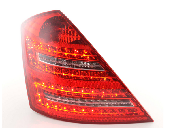 FK Pair LED REAR LIGHTS Mercedes S-Class 221 05-09 red / clear LHD