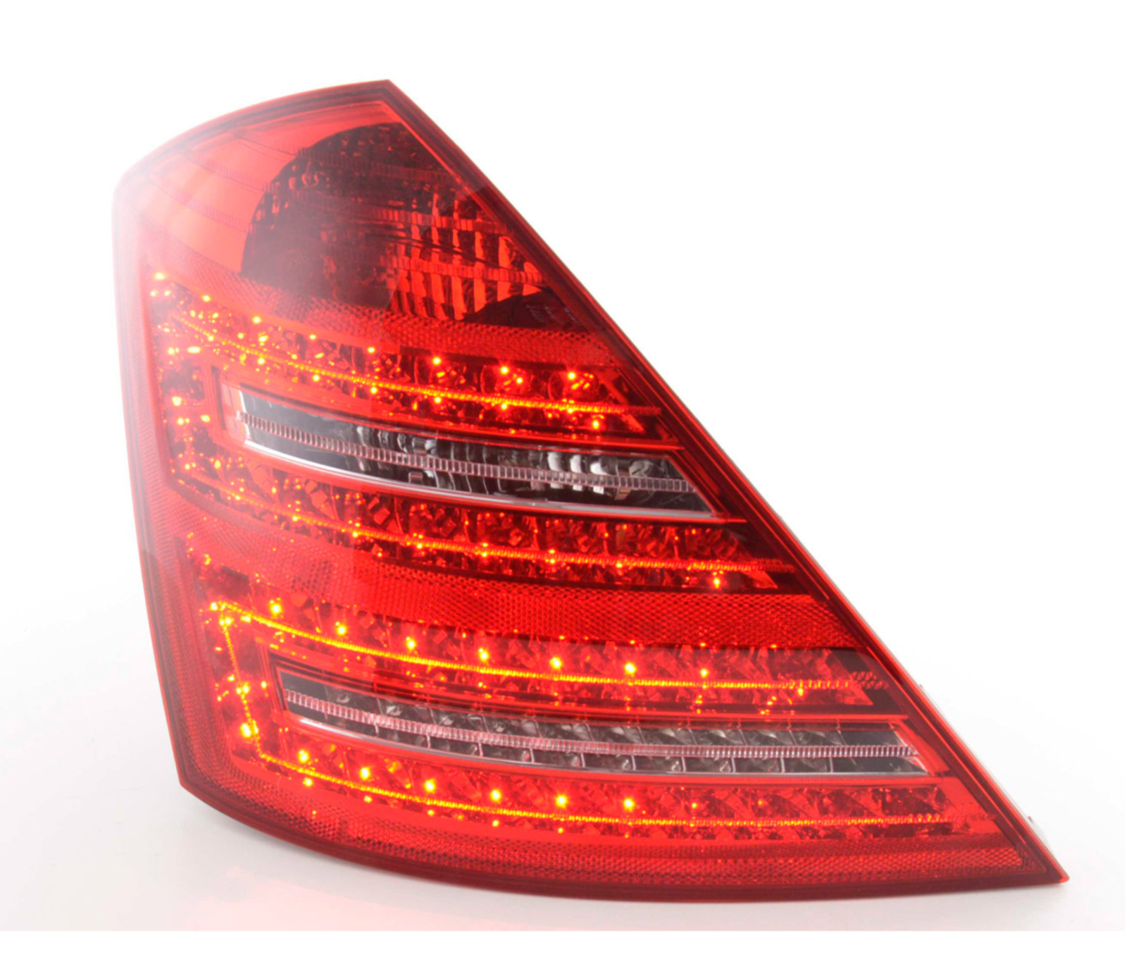 FK Pair LED REAR LIGHTS Mercedes S-Class 221 05-09 red / clear LHD