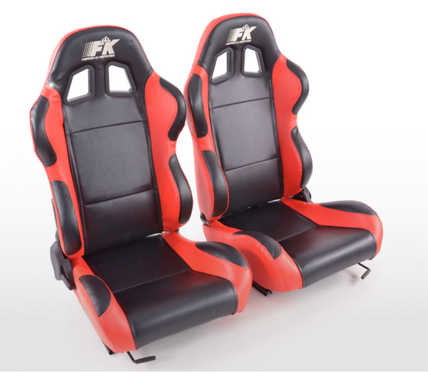 FK Pair Bucket Sports Seats Set Car Black & Colour Car Van 4x4 Custom Project