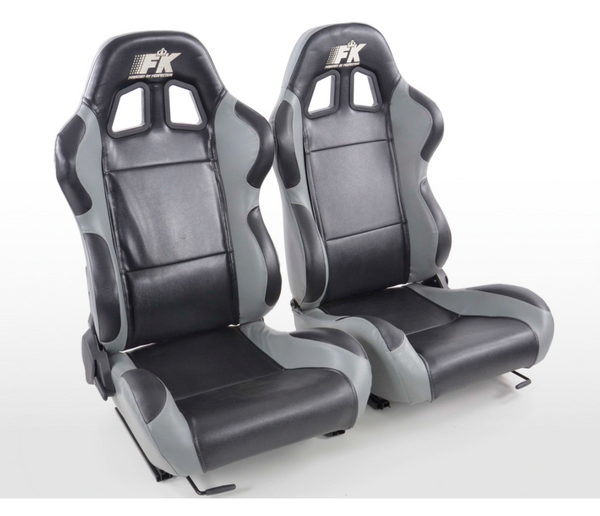 FK Pair Bucket Sports Seats Set Car Black & Colour Car Van 4x4 Custom Project