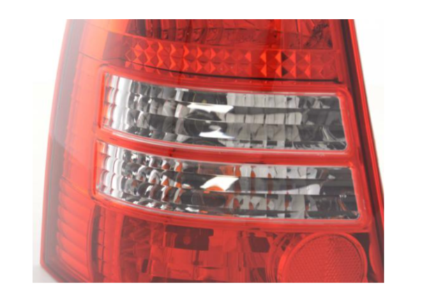 FK Paar LED-Rückleuchten Lightbar VW Golf 4 MK4 / Bora BJ 98-03 rot / klar LHD