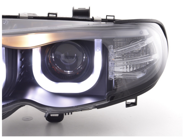 FK Pair LED DRL Projector headlights BMW 3-Series E46 Saloon Touring 02-05 RHD