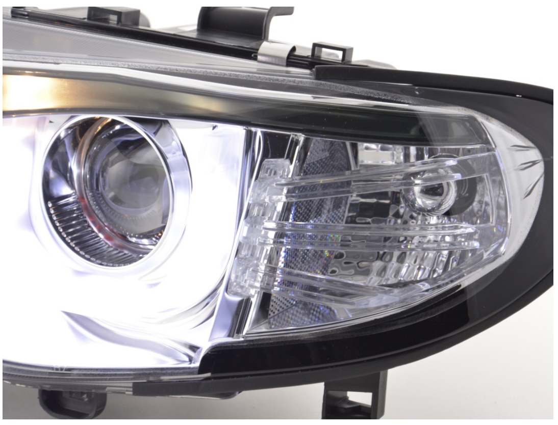 FK Pair LED DRL Projector headlights BMW 3-Series E46 Saloon Touring 02-05 RHD