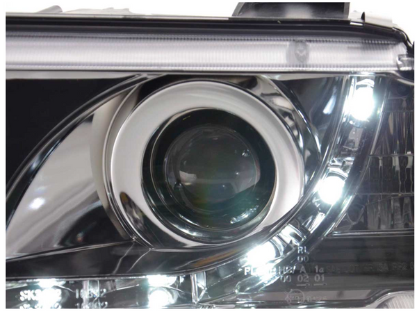 FK LED-Scheinwerfer Angel Eyes Halo BMW 3er E36 Limousine Touring RHD M3 