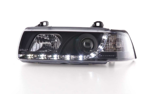 FK LED DRL Scheinwerfer Angel Eyes Halo BMW 3er E36 Coupe Cabrio 92-98 LHD