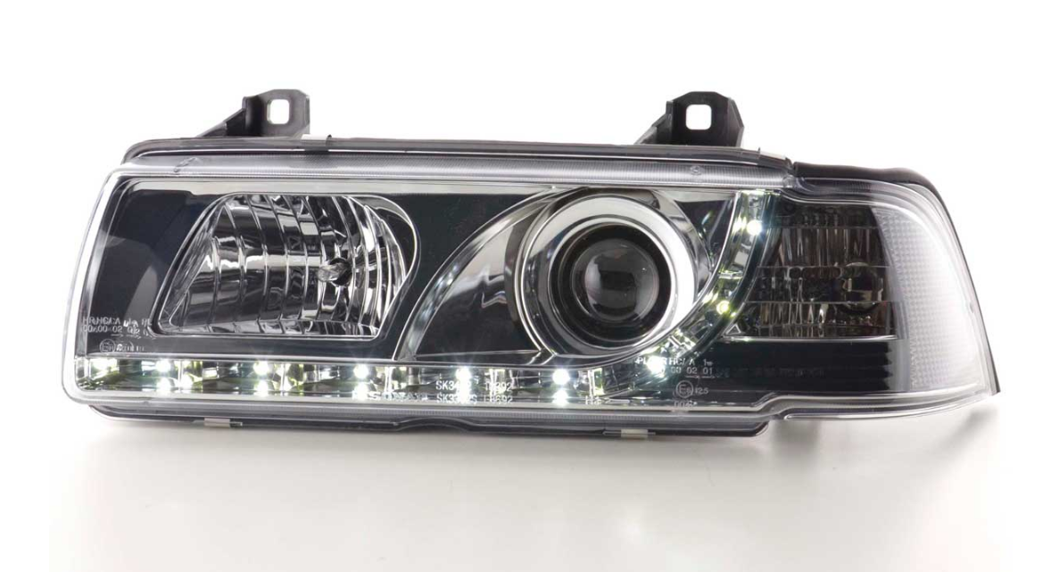 FK LED DRL Scheinwerfer Angel Eyes Halo BMW 3er E36 Coupe Cabrio 92-98 LHD