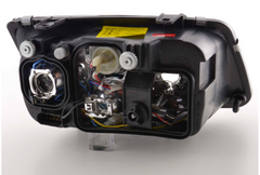 FK LED DRL Angel Eye Halo Projektorscheinwerfer VW Bora 1J 98–04 schwarz RHD &amp; LHD