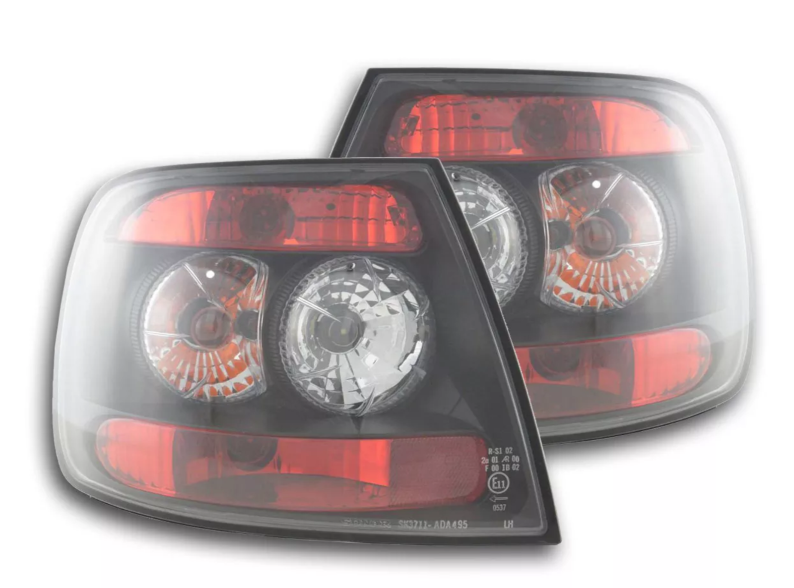 FK Set LED REAR Lights Tail Audi A4 B5 8D 95-00 black saloon S4