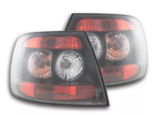 FK Set LED REAR Lights Tail Audi A4 B5 8D 95-00 black saloon S4