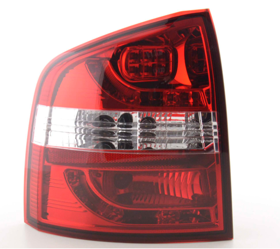 FK Pair LED REAR LIGHTS Lightbar DRL Skoda Octavia Combi 1Z 2 MK2 05-12 red