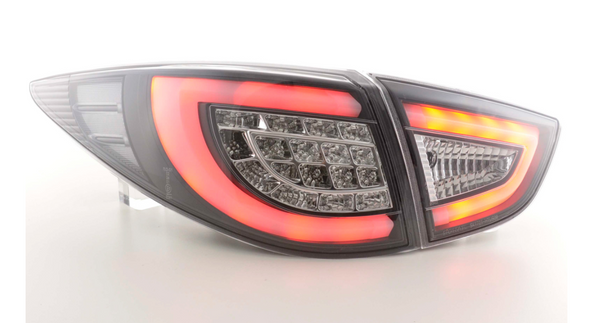 FK Paar LED-RÜCKLEUCHTEN Lichtleiste DRL Hyundai ix35 2009-2015 schwarz EL