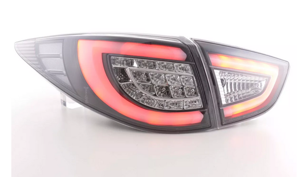 FK Pair LED REAR LIGHTS Lightbar DRL Hyundai ix35 2009-2015 black EL