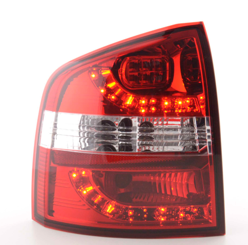 FK Pair LED REAR LIGHTS Lightbar DRL Skoda Octavia Combi 1Z 2 MK2 05-12 red