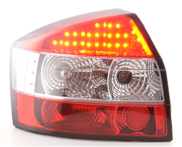 FK Set LED REAR Lights Audi A4 B6 8E Saloon Sedan 01-04 clear red S4 Plug & Play