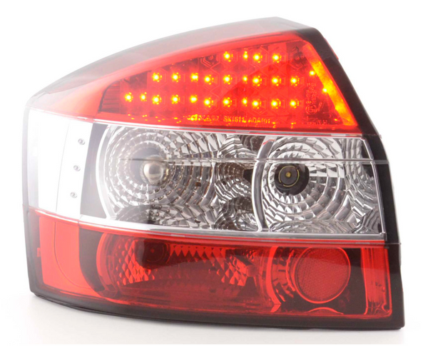 FK Set LED REAR Lights Audi A4 B6 8E Saloon Sedan 01-04 clear red S4 Plug & Play