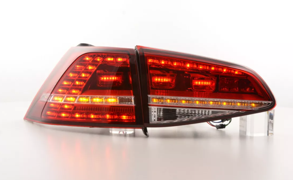 FK Set VW Golf 7 MK7 R LED DRL Rear Lights Dynamic Taillights 12+ LHD & RHD Univ