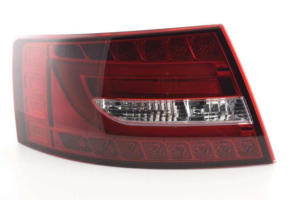 FK LED Lightbar DRL Rear Lights Audi A6 Saloon red C6 4F 04-08 Lightbar LHD S6