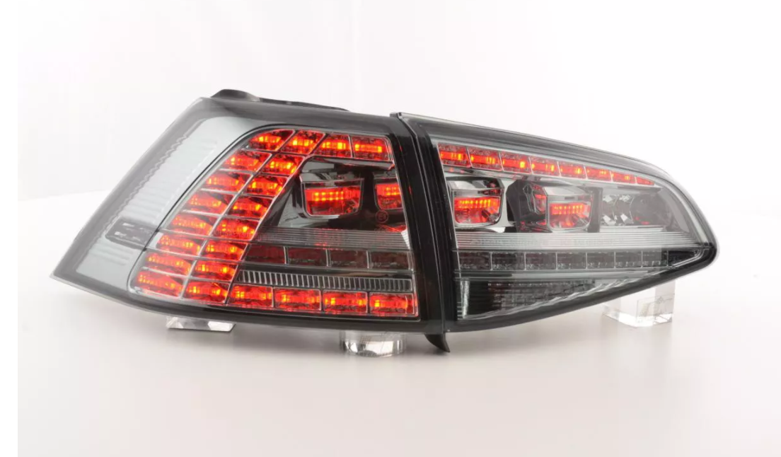 FK Set VW Golf 7 MK7 R LED DRL Rear Lights Dynamic Taillights 12+ LHD RHD Smoke