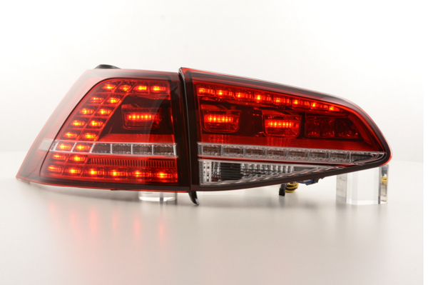 FK Set VW Golf 7 MK7 R LED DRL Rear Lights Dynamic Taillights 12+ LHD & RHD Univ