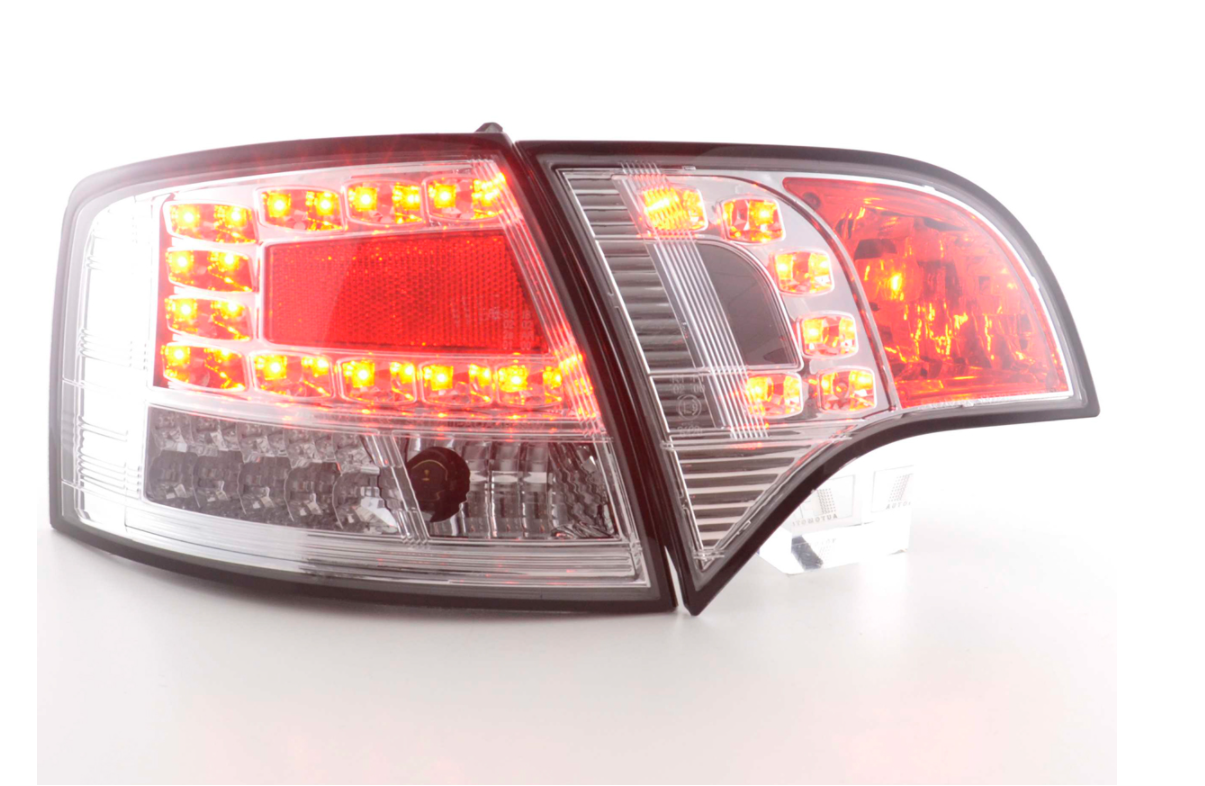 FK Set AUDI A4 B7 8E Avant 04-07 LED RÜCKLICHTER DRL Lightbar RÜCKLICHTER Chrom