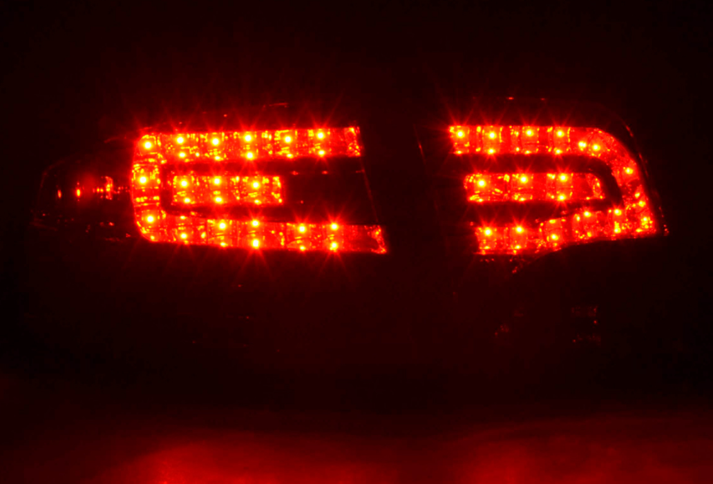 FK LED DRL Rear Lights Audi A4 B7 8E 04-07 red / black LHD S4