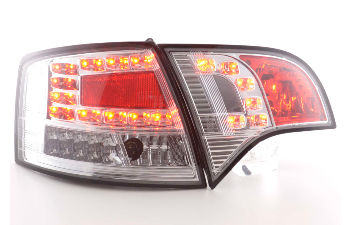 FK Set AUDI A4 B7 8E Avant 04-07 LED RÜCKLICHTER DRL Lightbar RÜCKLICHTER Chrom