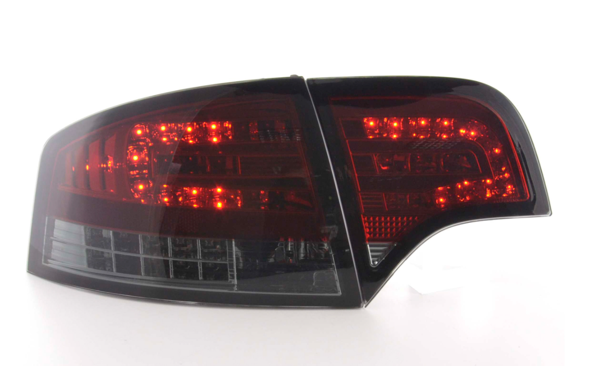 FK LED DRL Rückleuchten Audi A4 B7 8E 04-07 rot / schwarz LHD S4 