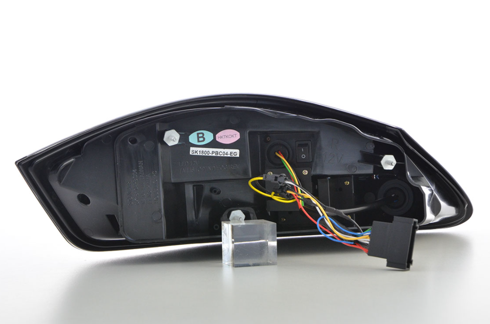 FK Paar LED-Rückleuchten Porsche Boxster 987 04-09 Chrom LHD GT3 animiert seq indic 